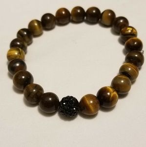 Men's Tiger Eyed Bracelet